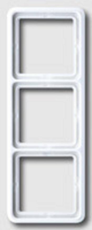 Jung 3-násobný rámček kryt  alpská biela CD583WW