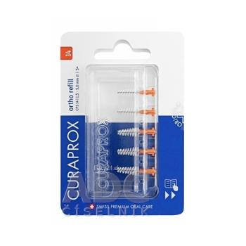 CURAPROX Medzizubné kefky CPS 14 ortho refill 5 ks bez držiaka oranžová