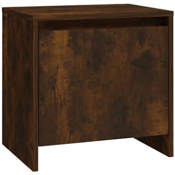 SHUMEE Nočný stolík dymový dub 45 × 34 × 44,5 cm drevotrieska, 813044