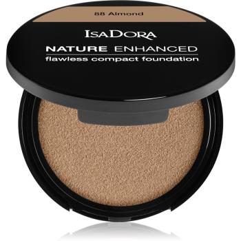 IsaDora Nature Enhanced Flawless Compact Foundation krémový kompaktný make-up odtieň 88 Almond 10 g