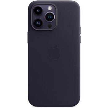 Apple iPhone 14 Pro Max Kožený kryt s MagSafe atramentovo fialový (MPPP3ZM/A)
