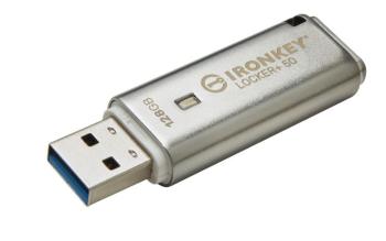 Kingston 256GB IronKey Locker Plus 50 AES Encryption, USBtoCloud