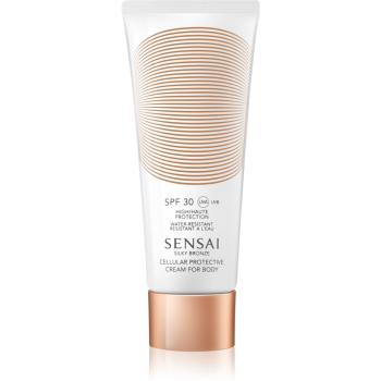 Sensai Silky Bronze Cellular Protective Cream opaľovací krém proti starnutiu pokožky SPF 30 150 ml