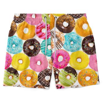 Pánske plavky short – Donuts (Veľkosť: XL)