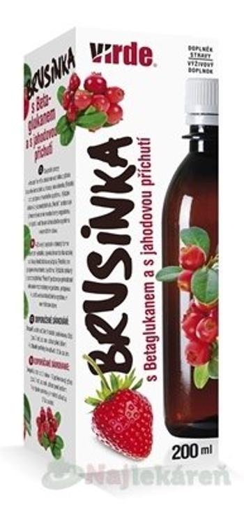 Virde Brusnica sirup s betaglukany 200 ml