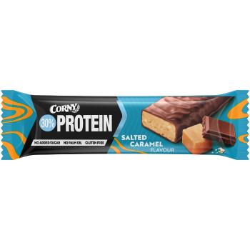 CORNY Protein 30 % proteínová tyčinka slaný karamel 50 g