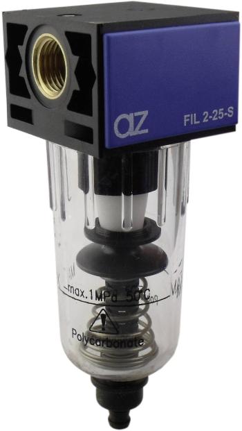 AZ Pneumatik 16.002.3  filter stlačeného vzduchu 1/4"  Prevádzkový tlak (max.) 10 bar