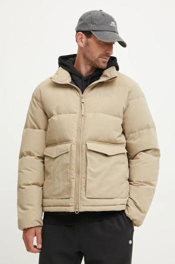 Páperová bunda Jack Wolfskin Nordlicht pánska, béžová farba, zimná, A60040