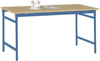 Manuflex BB3055.5007 Odkladací stolík BASIS stacionárny s doskou stola multiplex v brilantne modrej RAL 5007, š xhxv: 15