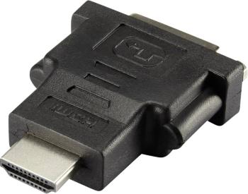 Renkforce RF-4212231 HDMI / DVI adaptér [1x HDMI zástrčka - 1x DVI zásuvka 24+1-pólová] čierna