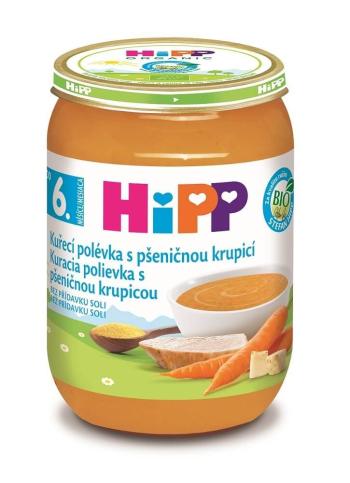 HiPP BIO Kuracia polievka s pšeničnou krupicou 190 g