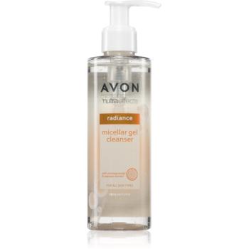 Avon Nutra Effects Radiance micelárny čistiaci gél pre rozjasnenie pleti 195 ml