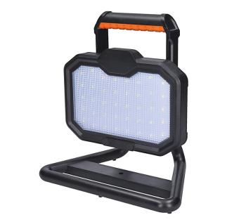 Solight Nabíjací prenosný polohovateľný LED reflektor 20W WM-20W-RE