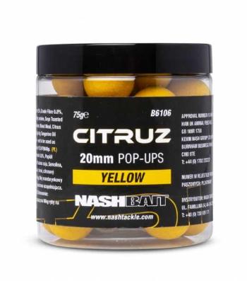 Nash plávajúce boilies citruz pop ups yellow 75 g - 20 mm