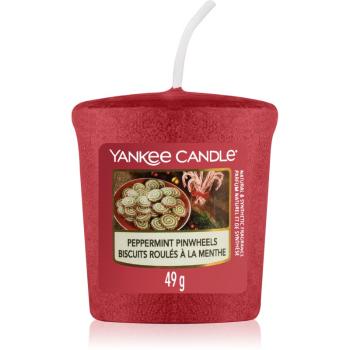 Yankee Candle Peppermint Pinwheels votívna sviečka 49 g