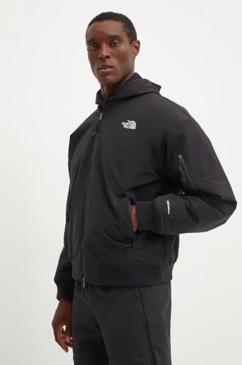 Bunda The North Face TNF Bomber pánske, čierna farba, prechodná, NF0A88XZJK31