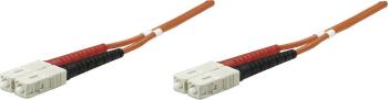 Intellinet 470025 optické vlákno LWL prepojovací kábel [1x zástrčka SC - 1x zástrčka SC] 50/125 µ Multimode OM2 3.00 m