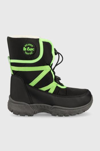 Detské zimné topánky Lee Cooper čierna farba