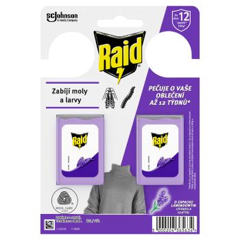 RAID S vôňou levandule Proti moliam 2 kusy