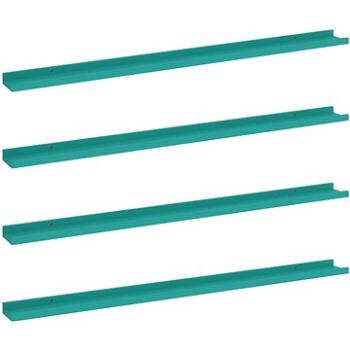 Shumee - Nástenné, 4 ks, modré, 115 × 9 ×3 cm, 326718