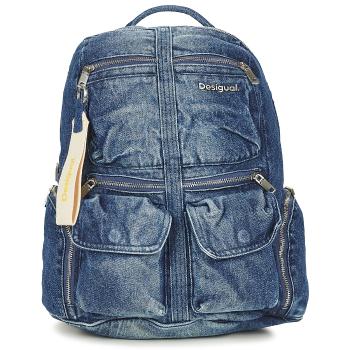 Desigual  BACK DENIM PRIORI  MULTIPOCKET CHESTER  Ruksaky a batohy Modrá