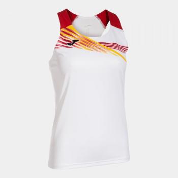 ELITE X TANK TOP WHITE RED XL