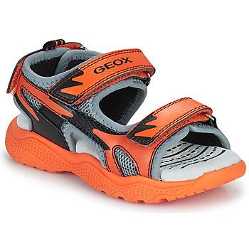 Geox  Sandále J SANDAL SPLUSH BOY  Oranžová