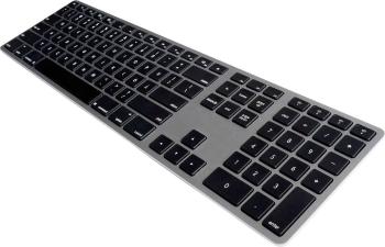 Matias FK418BTLB-DE Bluetooth® klávesnica nemecká, QWERTZ, Macintosh sivá space podsvietenie