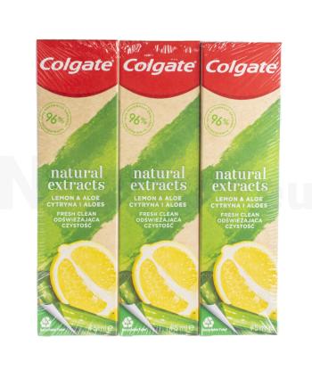 Colgate Natural Extract Ultimate Fresh zubná pasta 3x75 ml