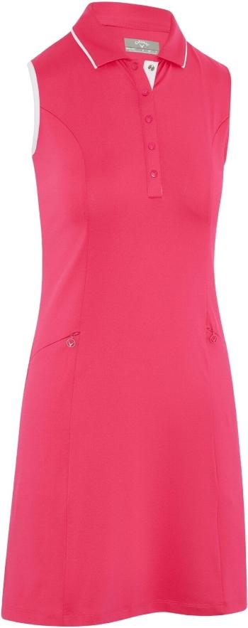 Callaway Sleeveless With Snap Placket Pink Peacock XL Šaty