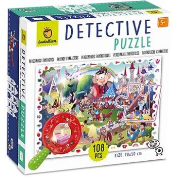 Ludattica Detektívne puzzle s lupou, Rozprávkové postavy (21887)