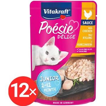 Vitakraft Cat mokré krmivo Poésie Délice kuracie Junior 12× 85 g (KRMK0367ss)