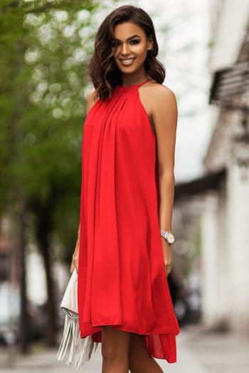 Červené midi šaty Debra