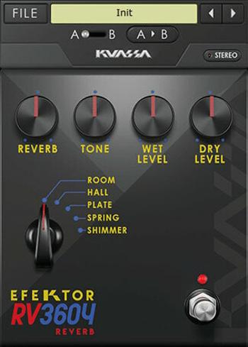 KUASSA Efektor RV3604 Reverb (Digitálny produkt)