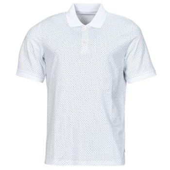 Jack & Jones  JJLUIS AOP POLO SS  Polokošele s krátkym rukávom Biela