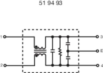 Yunpen YG10T5 odrušovací filter  250 V/AC 10 A 0.3 mH (d x š x v) 68 x 55 x 25 mm 1 ks