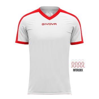 SHIRT REVOLUTION biela-červená S