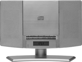 Denver MC-5220 Silver stereo systém CD, AUX, UKW, vr. diaľkového ovládania, montáž na stenu  strieborná