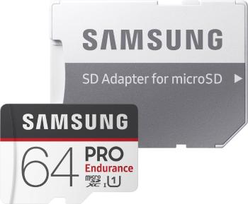 Samsung Pro Endurance pamäťová karta micro SDXC 64 GB Class 10, UHS-I vr. SD adaptéru, podpora videa 4K