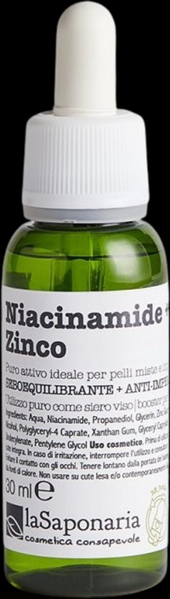 LASAPONARIA Sérum na tvár - niacínamid (vitamín B3) + zinok 30 ml