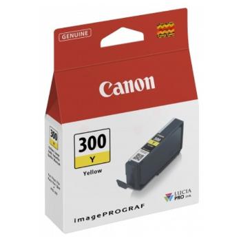 CANON PFI-300 Y - originálna cartridge, žltá, 14,4ml