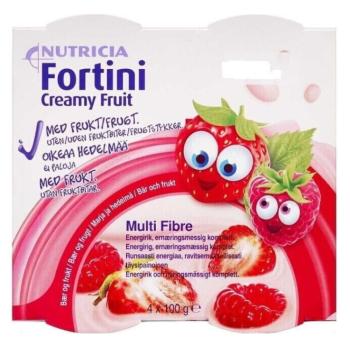 FORTINI Creamy fruit multi fibre červené ovocie 4 x 100 g