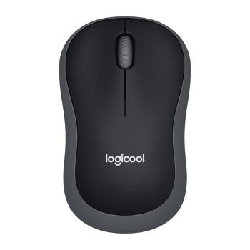 Logitech Myš B220, 1000DPI, 2.4 [GHz], optická, 3tl., bezdrôtová, čierna, 1 ks AA, k notebooku, univerzál.