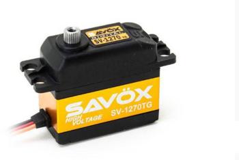 Savöx štandardné servo SV-1270TG digitálne servo Materiál prevodovky: titán Zásuvný systém: JR