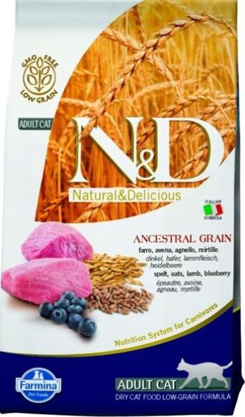 Farmina N&D cat AG adult, lamb, spelt, oats & blueberry granule pre mačky 1,5kg