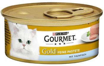 GOURMET GOLD cat tuniak paštéta konzervy pre mačky 12x85g