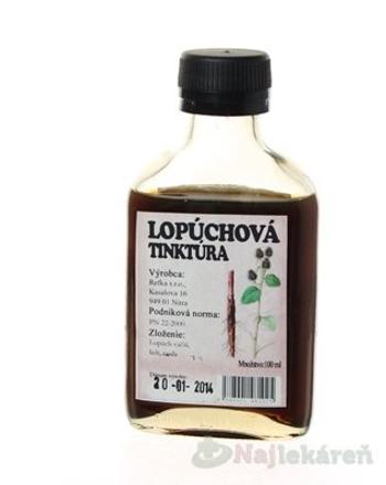 Refka Prír. farmácia LOPUCHOVÁ TINKTÚRA 100 ml
