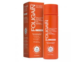 FOLIGAIN Triple Action šampón proti padaniu vlasov s 2% trioxidilom pre mužov 236 ml