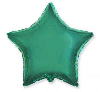 Flexmetal Fóliový balón Hviezda - Tyrkysová 43 cm