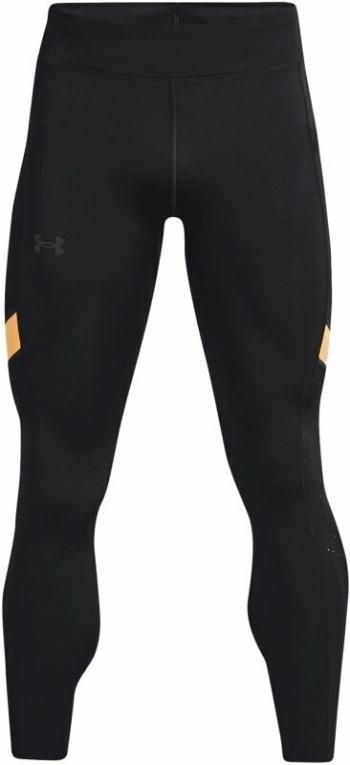 Under Armour Men's UA Speedpocket Tights Black/Orange Ice 2XL Bežecké nohavice/legíny